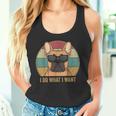 I Do What I Want French Bulldog Frenchie Herrchen Tank Top