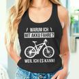 Warum Ich Mit Akku Fahre Weil Ich Es Kann E-Bicycle Tank Top