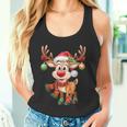 Weihnachten Rentier Rudolph Lustig Geschenk Tank Top