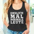 Withintage Print Endlich Mal Normale Leute Tank Top