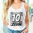 Children's Birthday Ich Bin 10 Zahlwort Zehn Tank Top