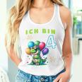 Children's Ich Bin 4 Jahre Alt Dino 4Th Birthday Tank Top