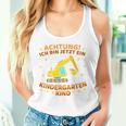 Children's Ich Bin Jetzt Ein Kindergartenkind Excavator Kindergarten Start Tank Top