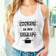 Cooking Is My Therapy Baking Chef Tank Top