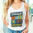 Digga Ich Bin 13 Zwölf Jahre 13Th Birthday Boy Gamer Tank Top