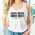 Echte Autos Haben Durst Motorschau Benzin Ps Autofan Gray Tank Top