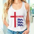 England Flag & Lions Football Fan England Supporter Tank Top