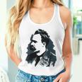 Friedrich Nietzsche Portraitsector Drawing Gray Tank Top