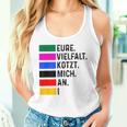 Eureielfalt Kotzt Mich An Gray Tank Top