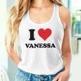I Heartanessa First Name I Love Personalized Stuff Canotta