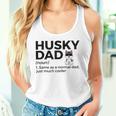 Husky Dad Definizione Divertente Siberian Husky Proprietario Cane Papà Canotta