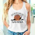 Ich Muss Gar Nix Ich Muss Nur Nach Namibia Gray Tank Top