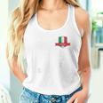 Italian Flag Letter L And I And A Italy Italy Red Tank Top