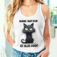 Katzenliebhaber Ohne Katze Ist Alles Doof Gray Tank Top