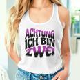 Kinder Achtung Ich Bin Zwei Geburtstag 2 Geburtstagsfeier Tank Top