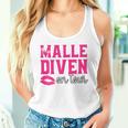 Malle Diven On Tour Slogan Tank Top