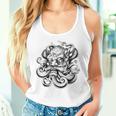Máscara Japonesa Oni Mitología Japón Tatuaje Arte Dibujo Camiseta sin mangas