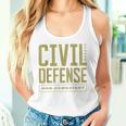 Mitgliedslabel Civil Defense Non Combatant Tank Top