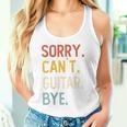 Sorry Can't Guitar Bye Guitar Lovers Canotta