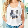 Stay Coo Bird Divertente Con Piccione Canotta