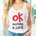 Uomo Ok Prima Il CaffèUomo Divertente Frase Simpatica Canotta