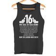 16Th Birthday Nager 16 Years Wie Geil Ist Das Denn Tank Top