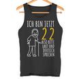 22Nd Birthday Man Ich Bin Jetzt 22 22Nd Birthday Tank Top