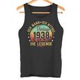 84Th Birthday Man Mythos Legendintage 1938 Tank Top