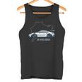 992 Gt3 Rs Silueta Clásico Coche Retrointage 911 Gt3 Rs Camiseta sin mangas