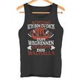 Achtung Ich Bin Zu Dick Zum Wegrenneniking Tank Top