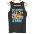 Adesso Ho 4 Anni Compleanno Bambini & Zoo 4 Regalo Di Anni Canotta