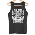 Aircraft Engineer Bearded Aircraft Engineering Engineer Camiseta sin mangas
