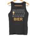 Akku Schwach Brauche Mehr Bier Tank Top