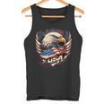 America Fan American Flag And Eagle Usa Tank Top