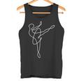 Ballerina Danza Balletto Figura Lineart Sport Hobby Canotta