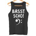 Basst Scho Bass Guitar Bassist Tank Top