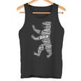 Berlin Bear Wordart Stadtdistrict Stadtteile Berlin Tank Top