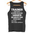 Best Trainer Coach Football Handballolleyball Tank Top