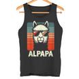 Bester Papa Alpapa Alpaka Frischgebackener Papaatertag Tank Top