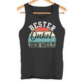 Bester Uncleater Der Weltintage Retro Father's Day Tank Top