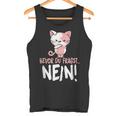 Bevor Du Fragst Nein Cat Tank Top