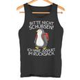 Bitte Nicht Schubsen Ich Habe Yoghurt Im Rucksack German Tank Top