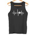 Calcio Heartbeat Ecg Us Football American Game Day Canotta