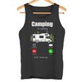 Camper Da Campeggio In Roulotte Caravan Furgoneintage Canotta