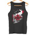 Canada Flag Moose Canada Tank Top