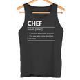 Chef Chef Definition Regalo De Chef Chef Chef Camiseta sin mangas