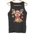 Christmas Reindeer Rudolph Tank Top