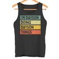Citazione Personalizzata Divertente I'm Dayson Doing Dayson Things Canotta