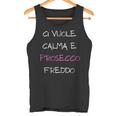 Ciuole Calma E Prosecco Freddo Bar Barista Club Disco Con Collo A Canotta