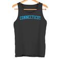 Connecticut Ctarsity Style Costituzione Stato Blu Grunge Canotta